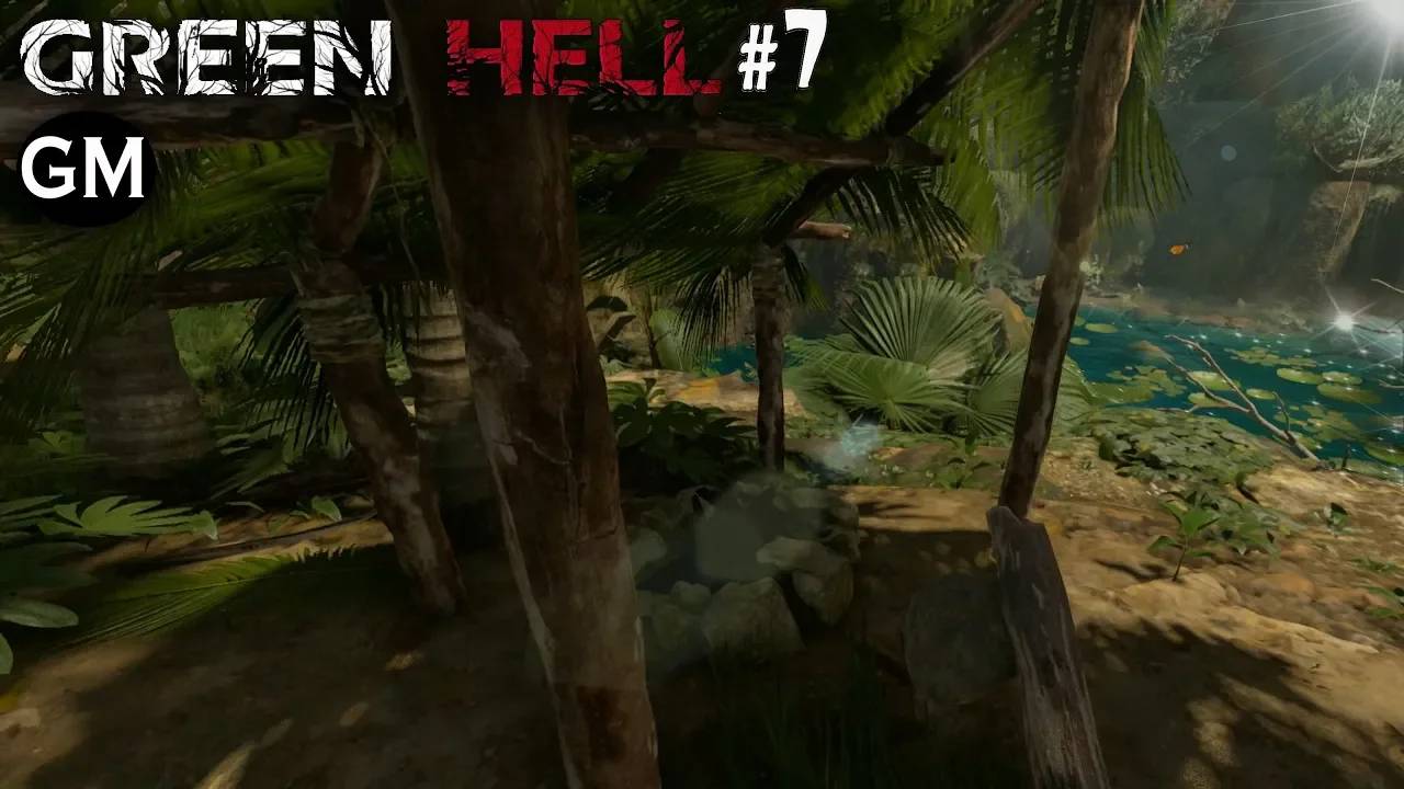 GREEN HELL / Топовая хижина и офигенный костёр в раю) #7 ( прохождение Грин Хелл )
