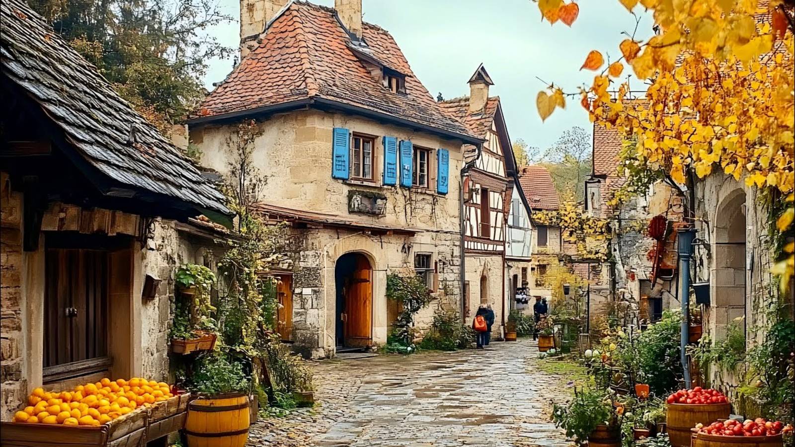 Лакок, Англия. Лучшая деревня в Англии — пешеходная экскурсия в формате 4K