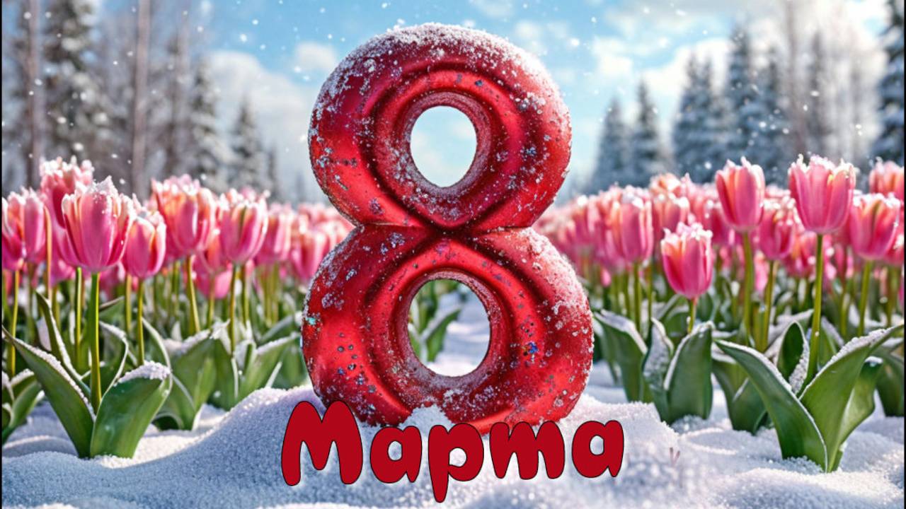 8 МАРТА! КРАСИВОЕ ПОЗДРАВЛЕНИЕ С 8 МАРТА! Музыкальное Поздравление на 8 Марта для женщин!.mp4