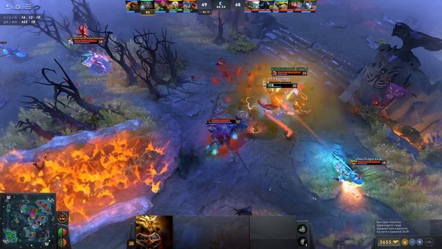 Dota 2 60+ мин, камебек, ремпейдж