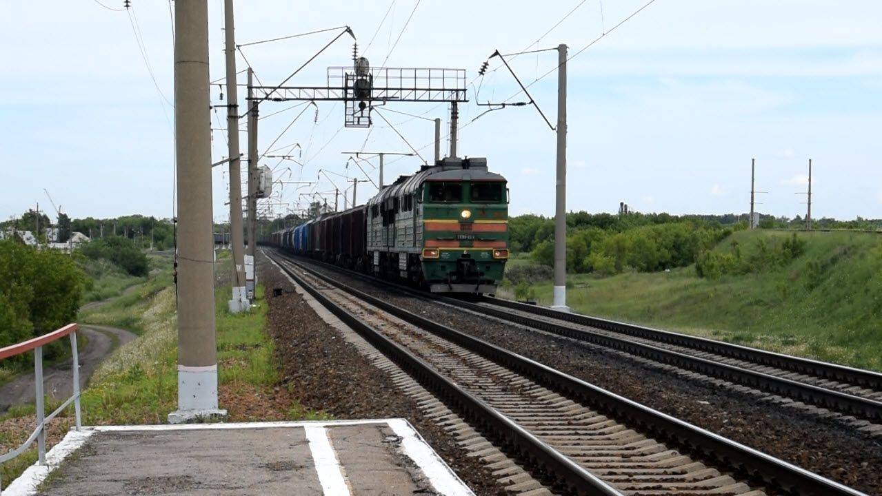 Тепловоз 2ТЭ116-1301. Страшила.