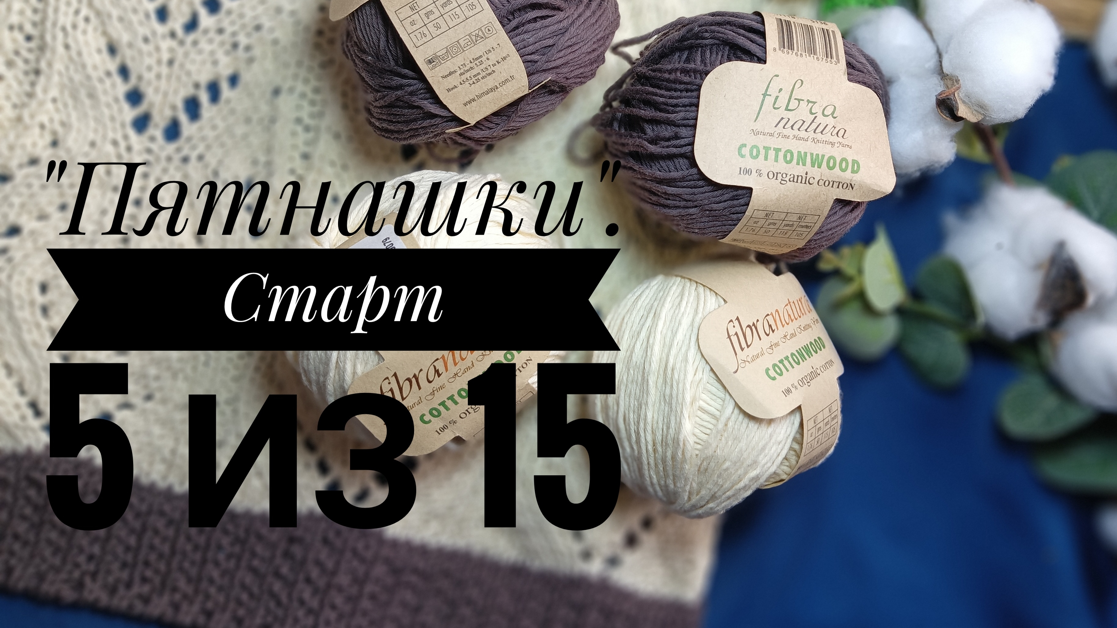 Вязальный проект "Пятнашки". Старт 5. Беру в работу свой топ "Магнолия"