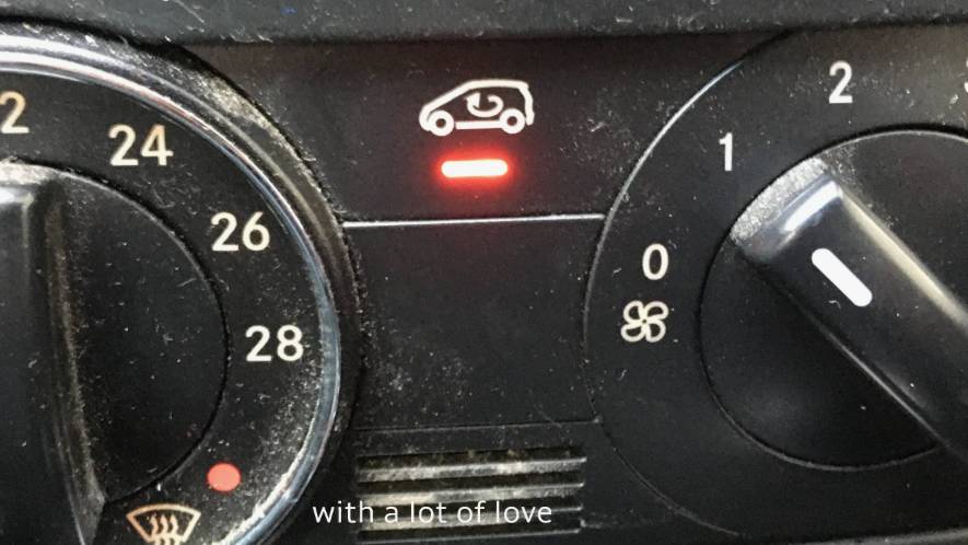 Секрет кнопки Рецеркуляция