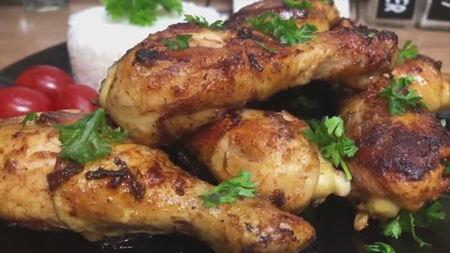Куриные ножки с чесноком в соевом соусе | куриные ножки на сковороде | рецепты просто