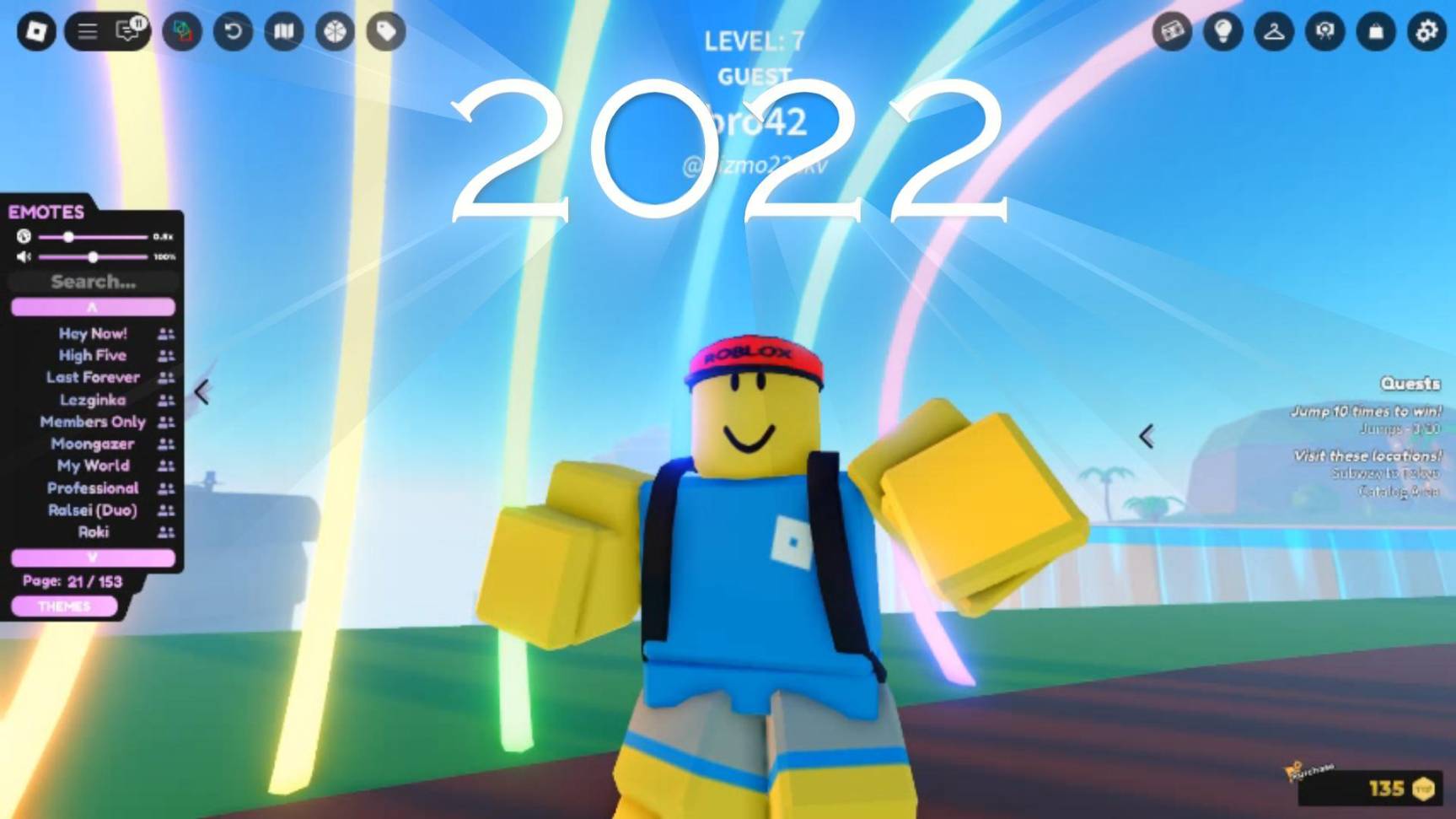 me 2022 vs me 2025 roblox