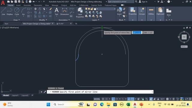 15 - Mini Project Design a Dining table