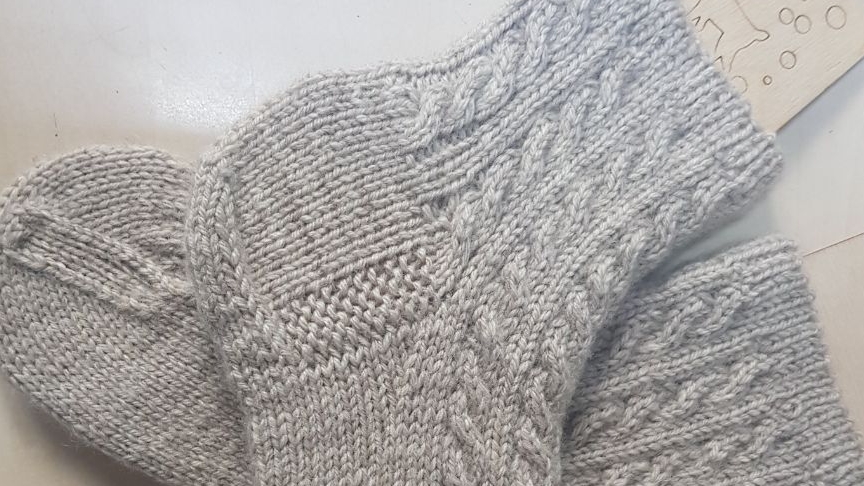 МК Носочки косами( 2-часть)