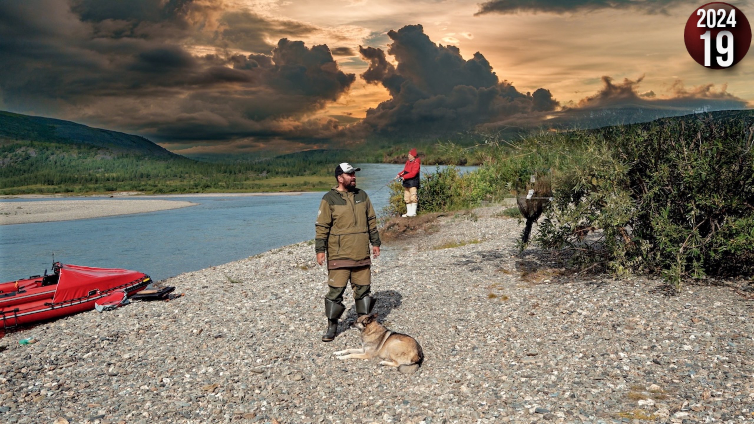 Обычный день таёжной жизни. Ловим рыбу. Хариус в манто под рюмочку кедрового сока. Сборы. 19с