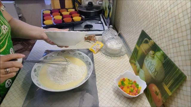 Кексы на сметане // Вкусные, нежные