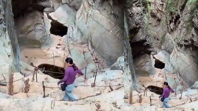 2025 1795 Баоду. Пеший спуск в ущелье