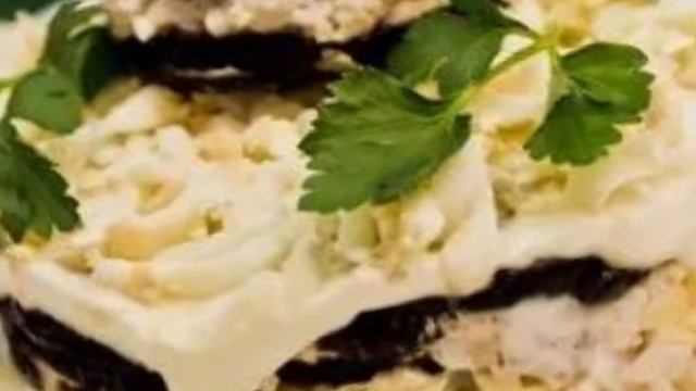 Салат "Чёрный жемчуг"