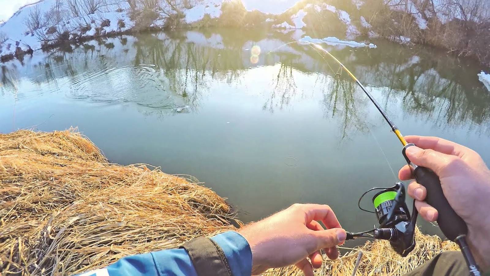 Попал на Активный клёв Окуня перед нерестом! Микроджиг рыбалка