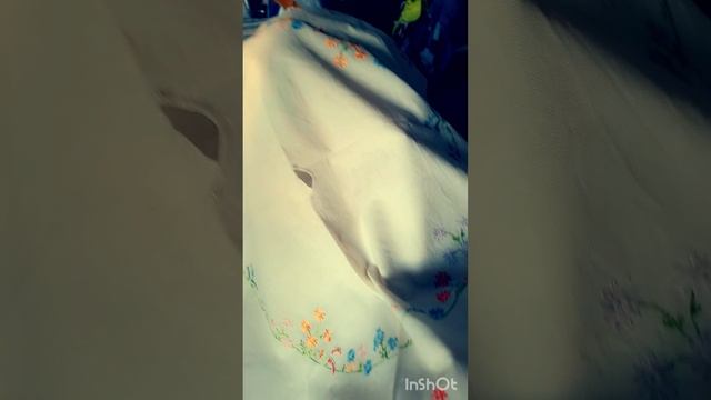 Вышитая скатерть