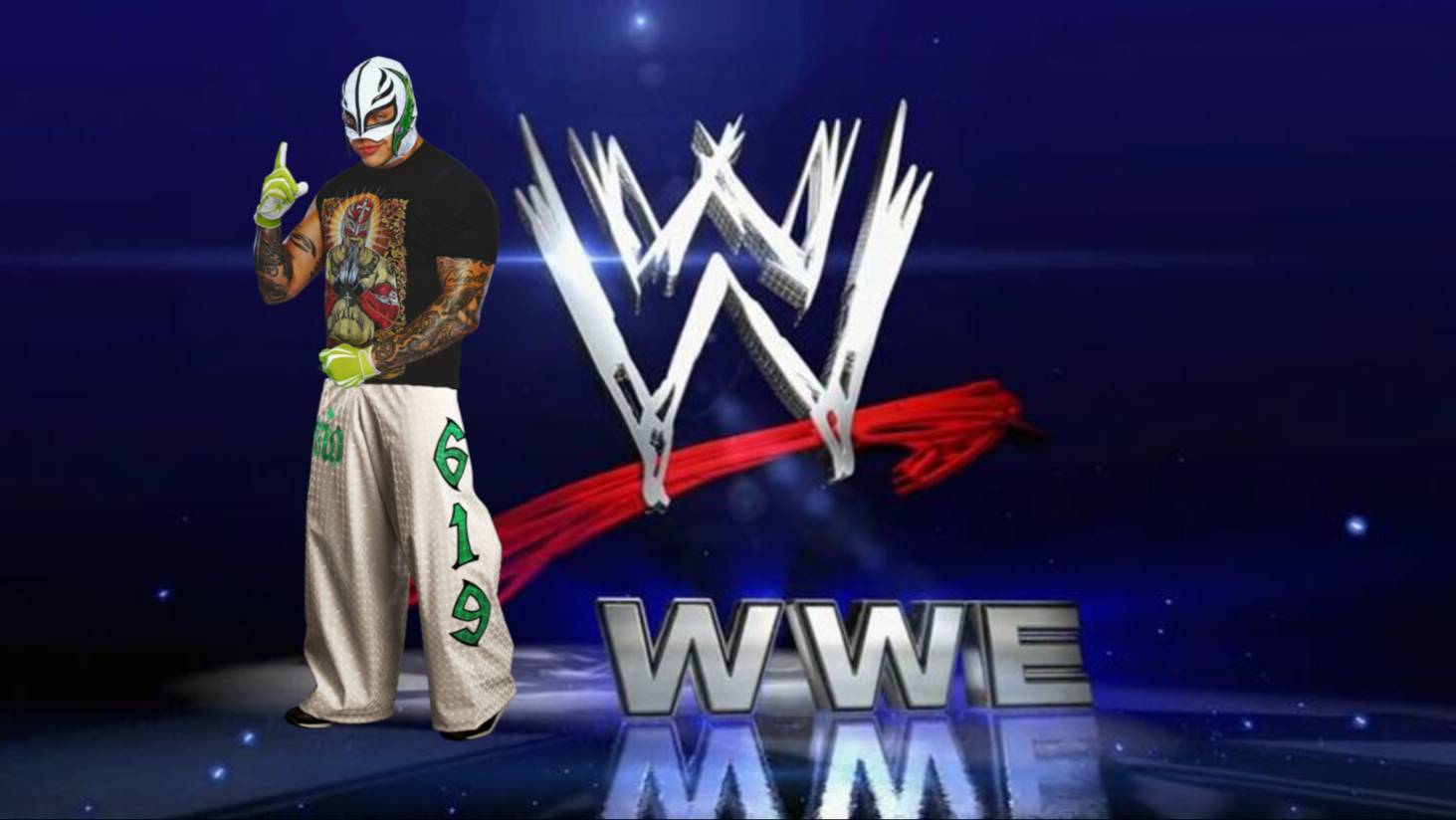 Rey Mysterio в Королевской битве покажет силу луча либре. Матч всех легенд. WWE 2K25.