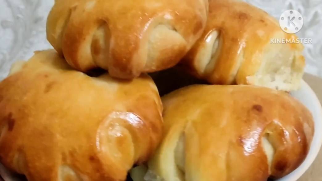 Рогалики из дрожжевого теста в духовке с любой начинкой, Воздушное тесто для пирогов, булочек
