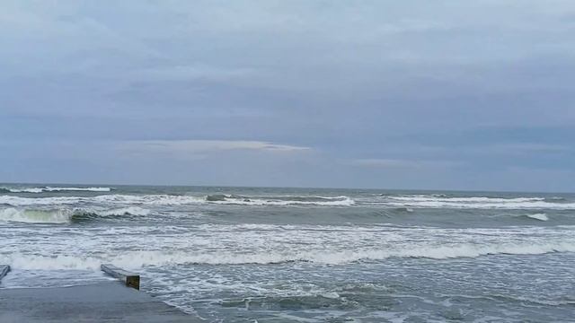 Зеленоградск. Открытое море. Морской прибой