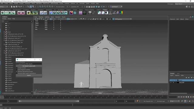 03 - Spanish Town - Church Art Blockout