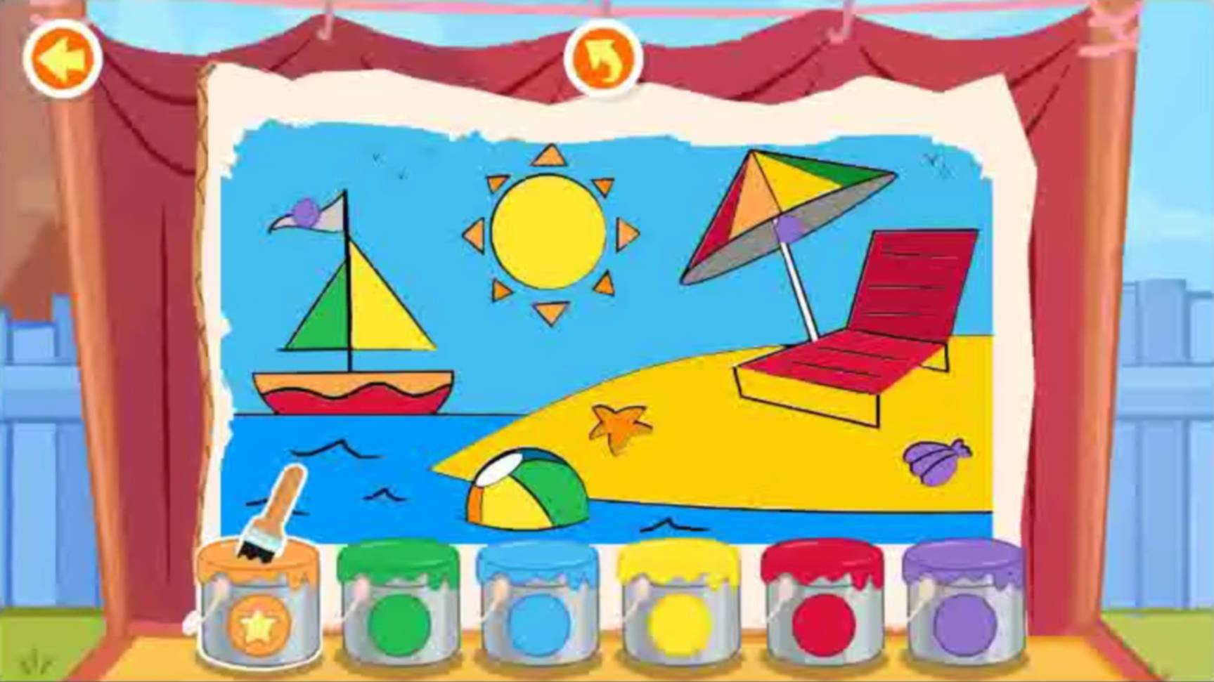 Учим цвета на английском и разукрашиваем картинки