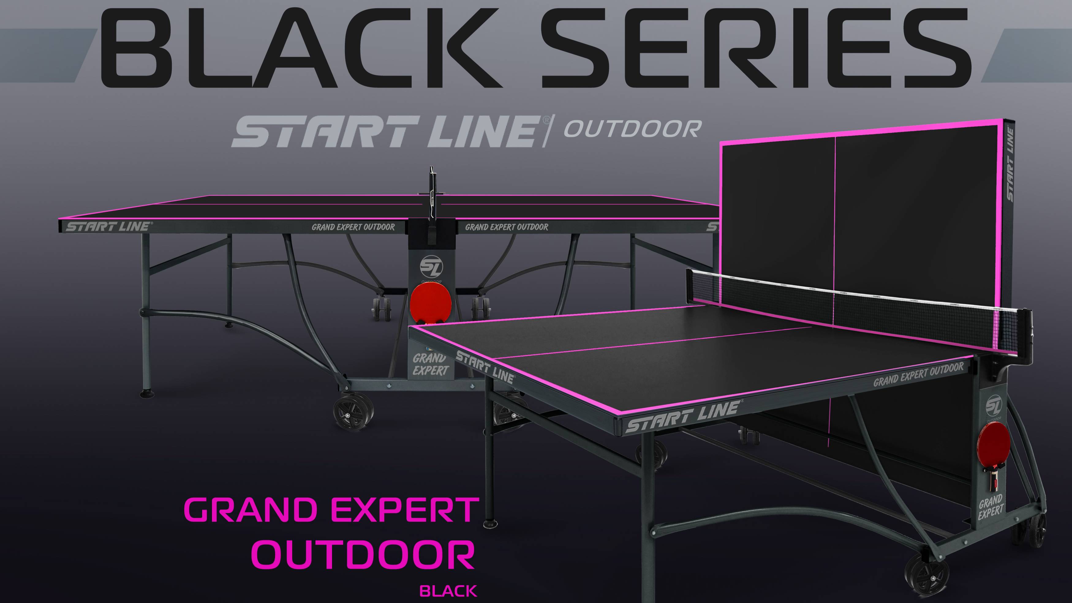 Теннисный стол Grand Expert Всепогодный Black