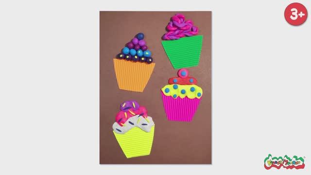 Сладкий Мастер-Класс! 🧁🍰 Лепим Пирожные из Пластилина и Картона