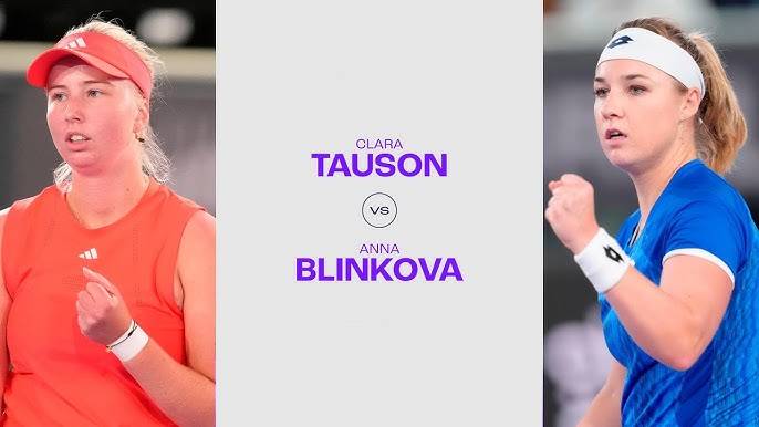31.01.25. Клара Таусон - Анна Блинкова. WTA 500. Clara Tauson - Anna Blinkova