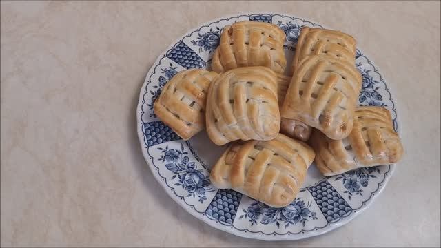 Слойки из слоеного теста с вареньем Это так ВКУСНО и ЛЕГКО! Когда СОВСЕМ НЕТ ВРЕМЕНИ!