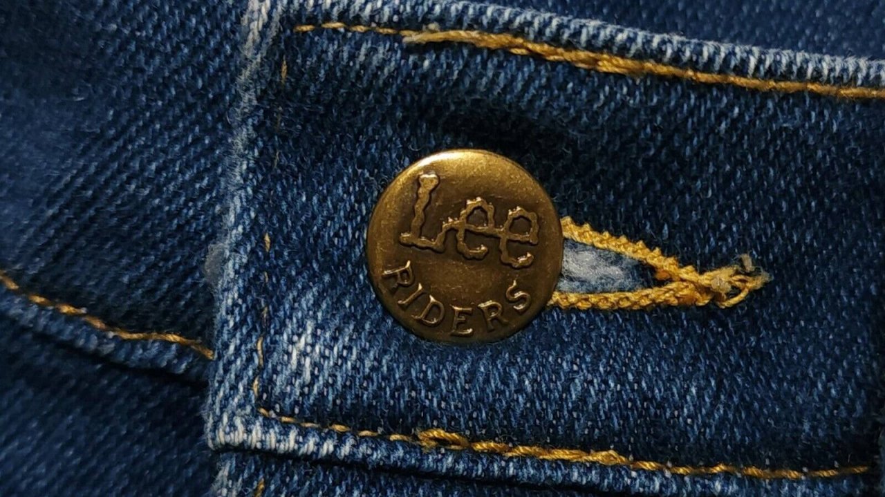 Винтажные джинсы Lee Riders Blue Denim Union 1970-80-х годов производства США, женские джинсы 12Fit