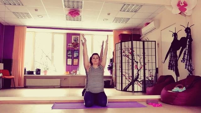 Йога в беременность 3й триместр - раскрытие тела №20