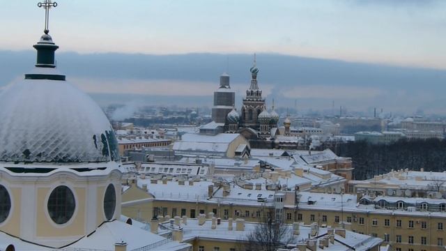 Прогулка по зимнему Санкт-Петербургу. Часть №4. На смотровой площадке Думской башни // Январь 2025