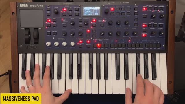Korg multi/poly: Sound Demo (No Talking)