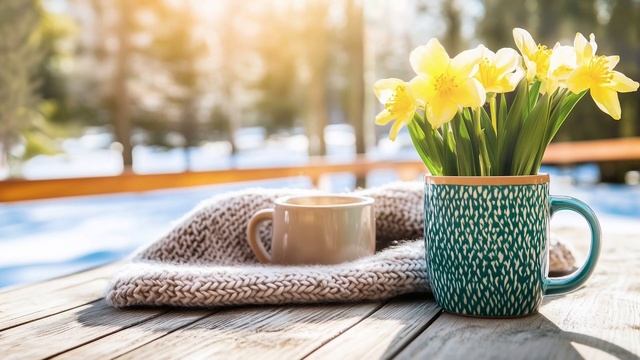 Нежные МЕЛОДИИ Lofi / На улице ВЕСНА / Пение ПТИЦ / ТЁПЛОЕ солнышко / Отличного НАСТРОЕНИЯ...