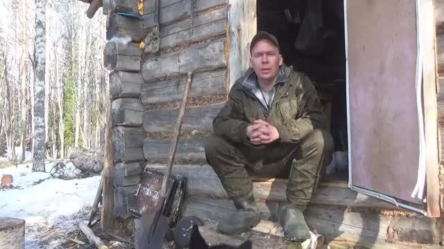 В ТАЙГУ НА ТРОЕ СУТОК _ Рыбалка_Видео охота_ ГЛУХАРЬ НА ТОКУ _Изба_Быт_ Часть 1