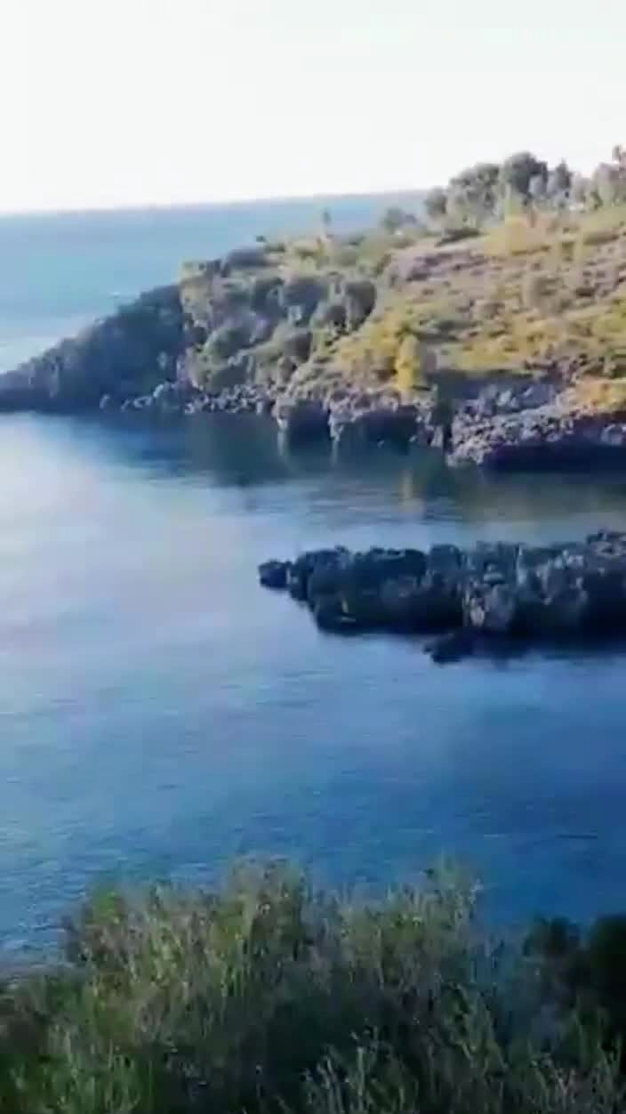 Италия.Красивая природа на побережье г.Скалея. Средиземноморье.