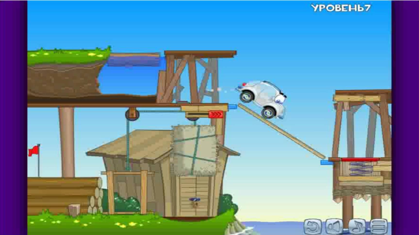 Машинка Вилли #1 (Wheely) Спешит на гонку