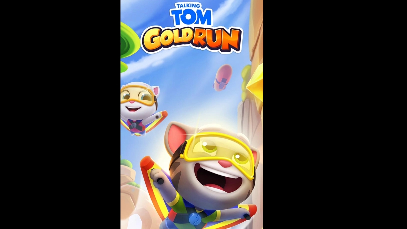 Говорящий Том бег за золотом