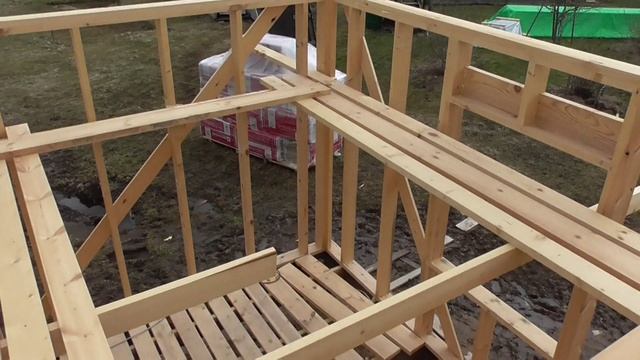 Контроль качества строительства каркасного дома. Юрий. СНТ Ручеек. Второй выезд. Видео 27.04.2022