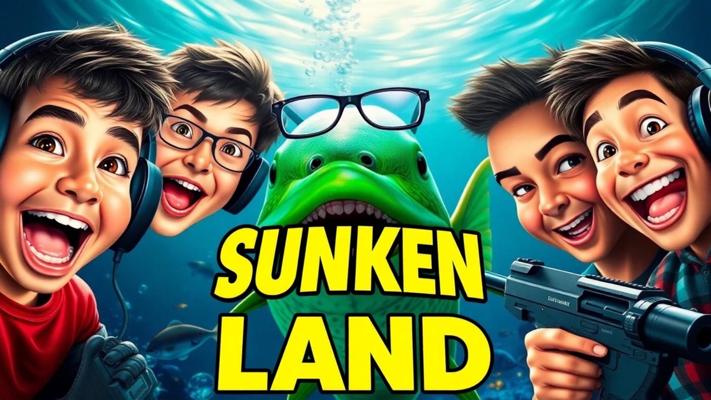 SUNKENLAND Остров с РОЖКОВ ПЛЕЙ против 44 ОБОРЕГЕНОВ в Кооперативном Рейде?