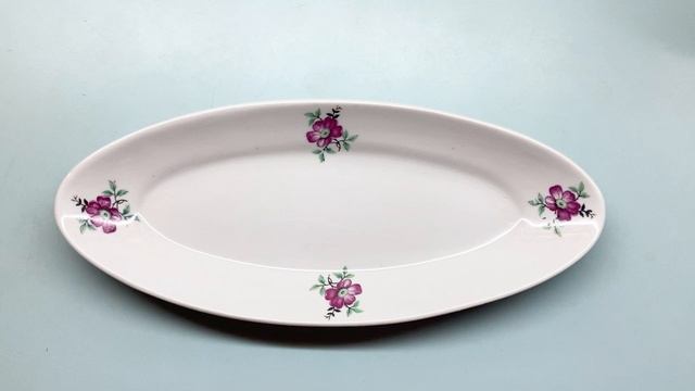 Ретро-тарелка для рыбы. Редкие вещи времён СССР (онлайн-музей, Барнаул)