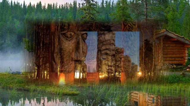 Звёздный океан тайги (вариация 2)