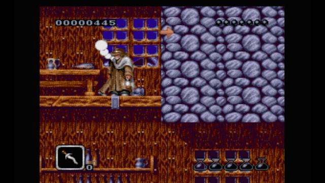 Super Nintendo (Snes) 16-bit Bram Stoker's Dracula Stage 1 Прохождение