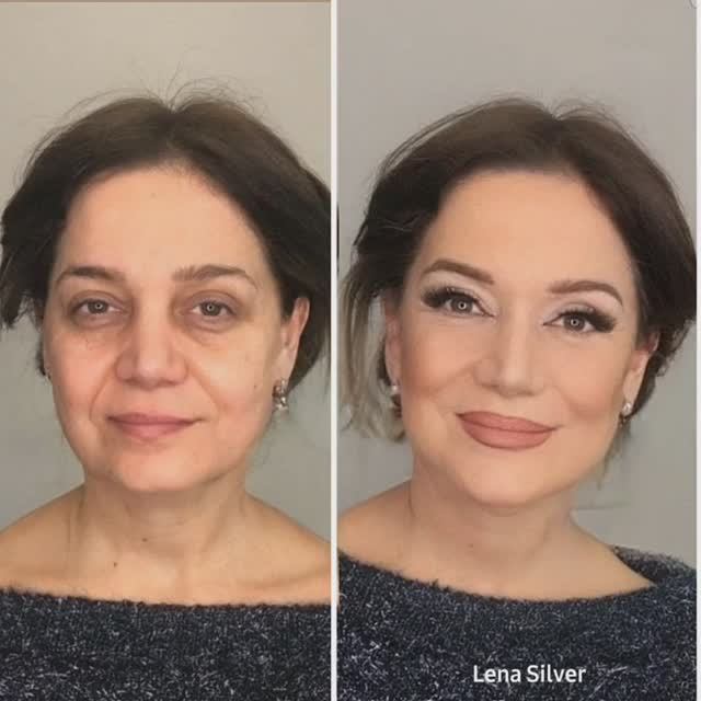 Макияж и прическа для женщин 50+. Новый образ подобрал стилист, имиджмейкер