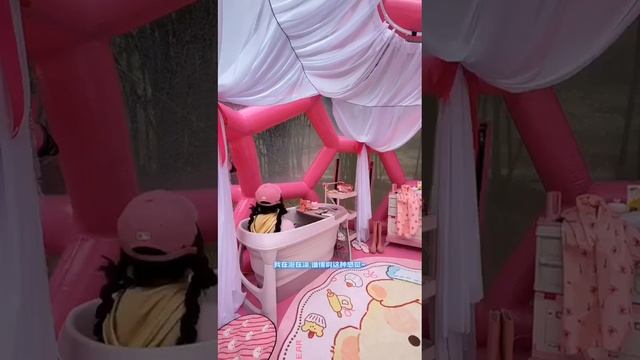 Палатка на природе в Китае