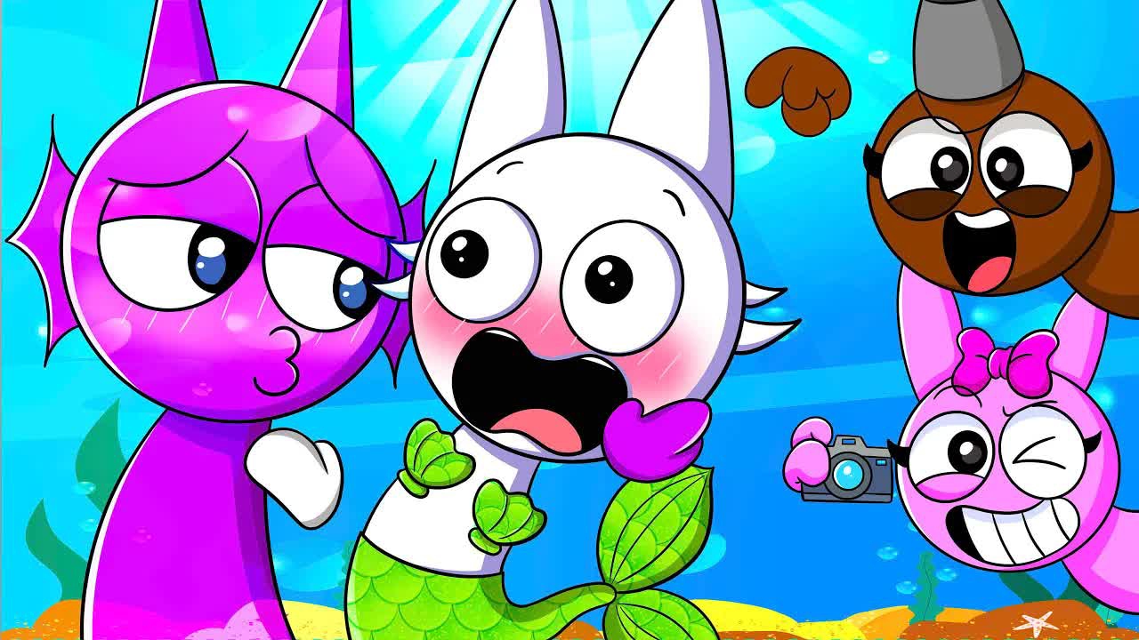 СПРУНКИ СУПЕРСЕМЕЙКА Невероятное приключение под водой! Sprunki Incredibox