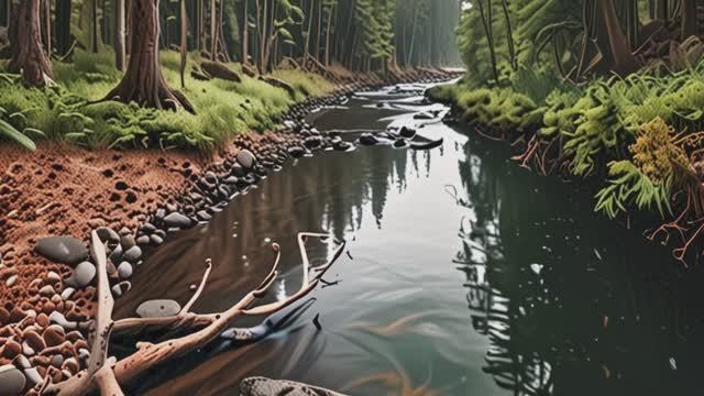 Шум реки _ Пение птиц