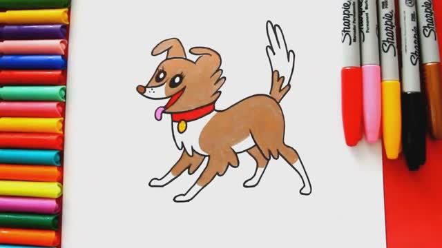 Как нарисовать собаку Вайнону, питомца Эпплджек из  My Little Pony