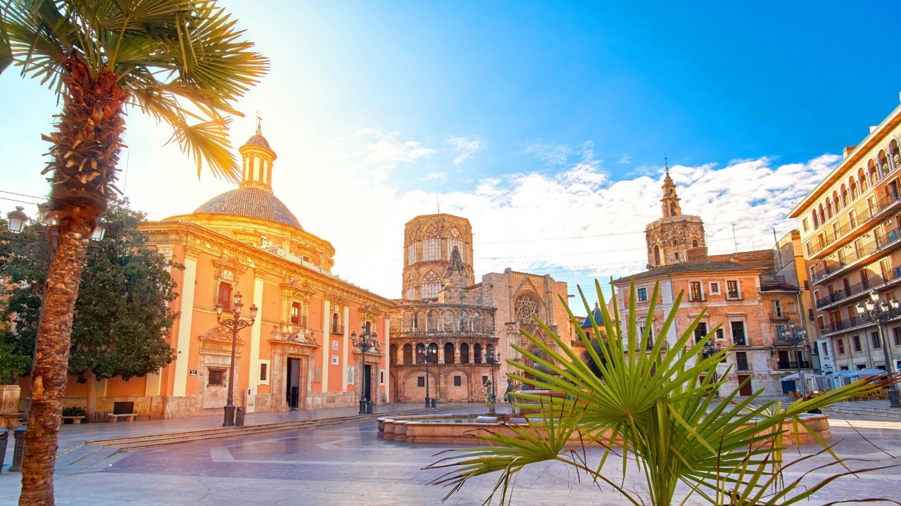 Валенсия самый красивый город Испании - пешеходная экскурсия в формате 4K 60FPS