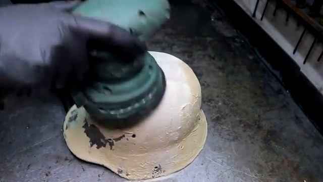 Реставрация стального немецкого шлема M16
