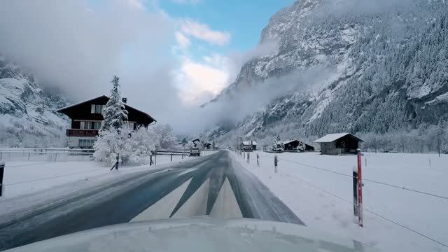 🇨🇭Долина Лаутербруннен зимой...❄️