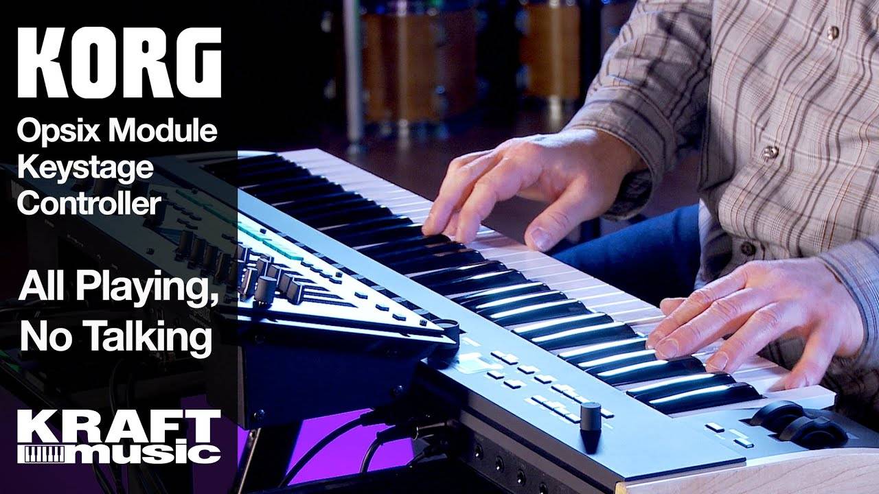 Korg Opsix Module and Keystage (No Talking)
