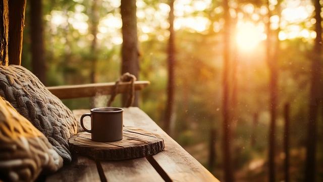 Доброе ЗАМЕЧАТЕЛЬНОЕ утро / ЛЕСНОЙ пейзаж и пение ПТИЦ / Отличное начало СУББОТЫ...